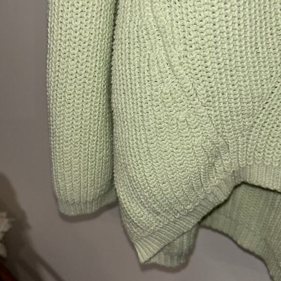Banana Republic mint green knit sweater size large - Picture 4 of 6